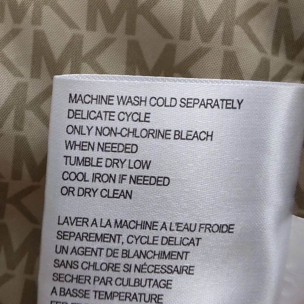 Michael Kors | Black Quilted Coat Snap/Zip | Size S - Picture 13 of 13